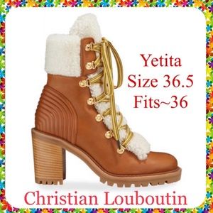 ❤️SOLDonⓂ️❤️Christian Louboutin Yetita Brown Size 36.NIB